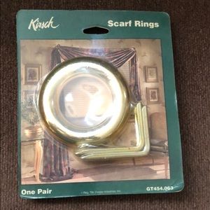 Kirsch Scarf Curtain Ring Set